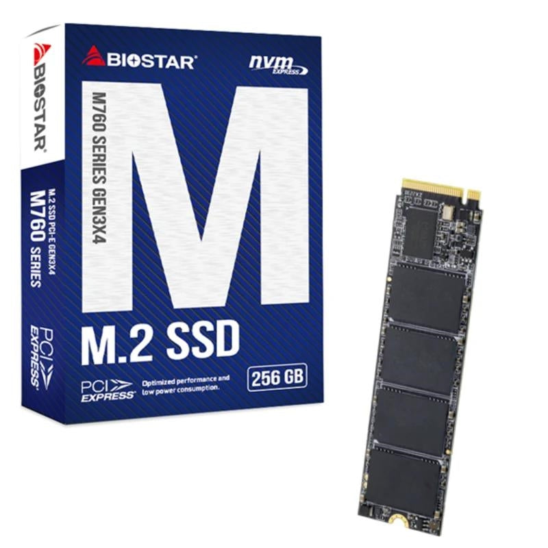 Disco SSD Biostar M760 256Gb Pcie Gen3x4 NVMe 1.3
