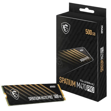 Disco SSD MSI Spatium M470 Pro 500Gb PCIe 4.0 5500Mbs - imagem 2
