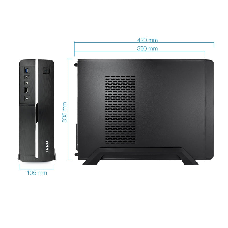 Caixa de Computador Tooq Caja Micro ATX/ITX TQC-3005U3 500W USB3.0 - imagem 5