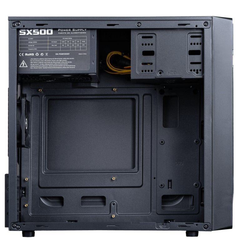 Caixa de Computador Hiditec caja MicroAtx Q2 PRO 2 USB 3,0+C.READER - imagem 5