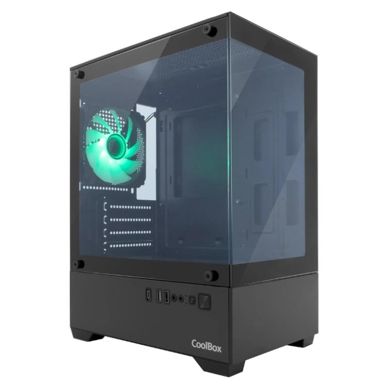 Caixa de Computador Coolbox Caja Gaming MATX GM200 V.Lite S.FTE ARGB N - imagem 2