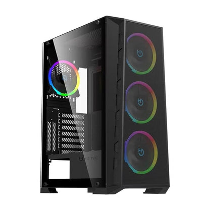 Caixa de Computador Hiditec Caja ATX MH12 METAL ARGB USB 3.1 TYPE-C - imagem 2