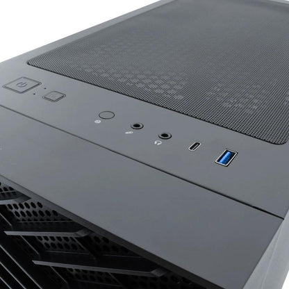 Caixa de Computador Coolbox Caja Gaming ATX GA300 GRIDLINE preto - imagem 3