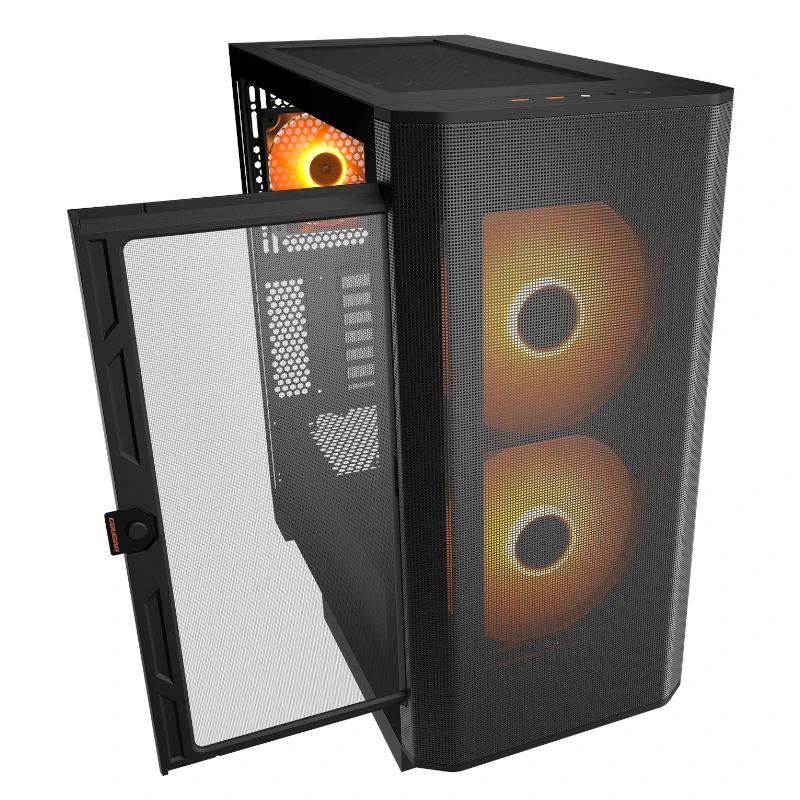 Caixa de Computador Cougar Caja Semitorre Airface Flo RGB preto - imagem 4