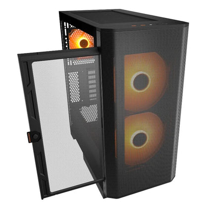 Caixa de Computador Cougar Caja Semitorre Airface Flo RGB preto - imagem 4