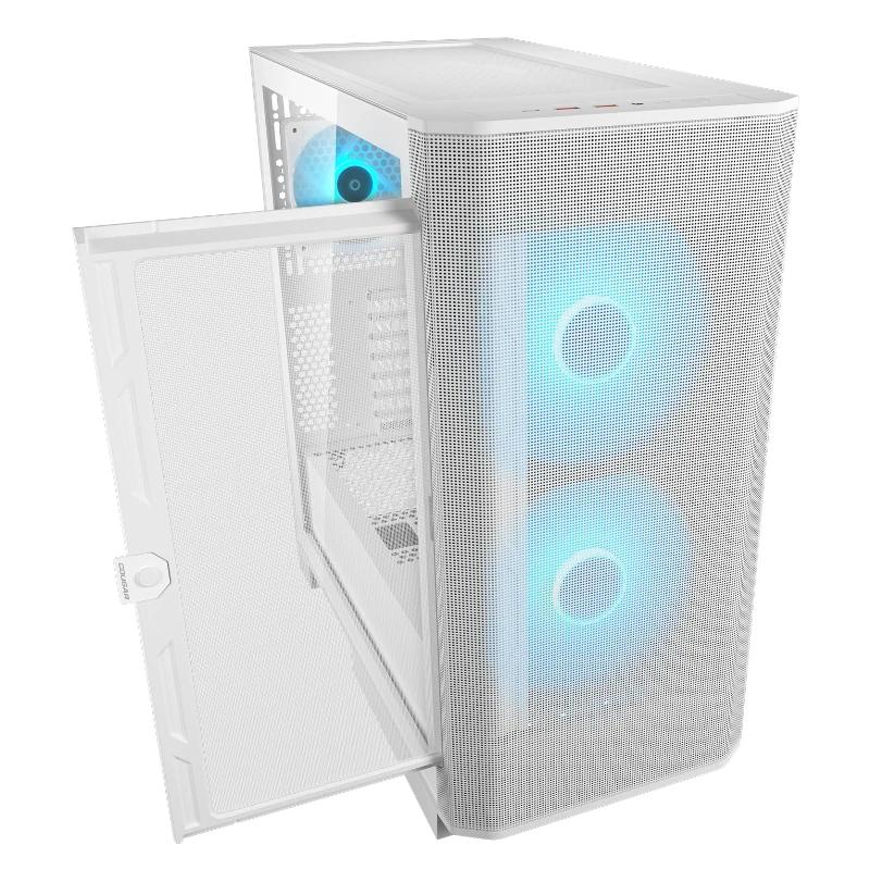 Caixa de Computador Cougar Caja Semitorre Airface Flo RGB branco - imagem 4