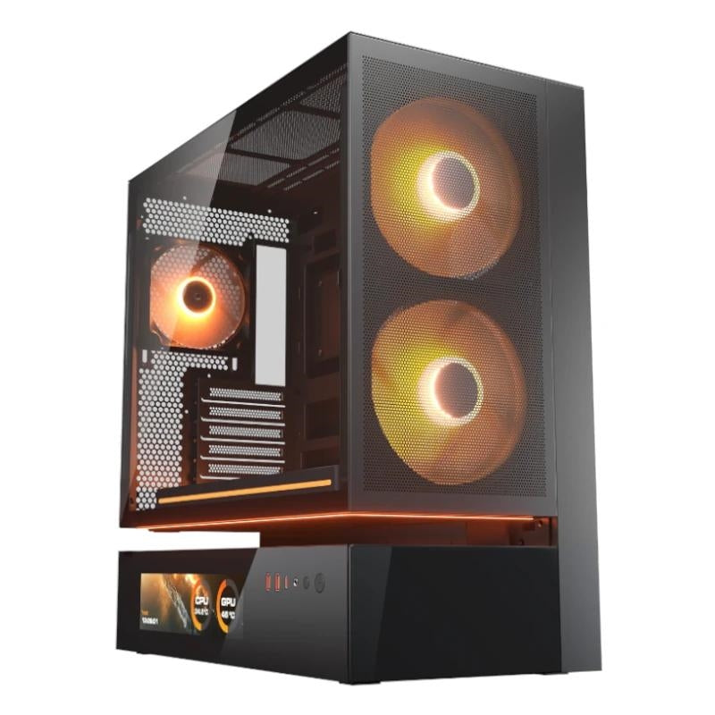 Caixa de Computador Cougar Caja Semitorre CFV235 Mesh Vision preto - imagem 2