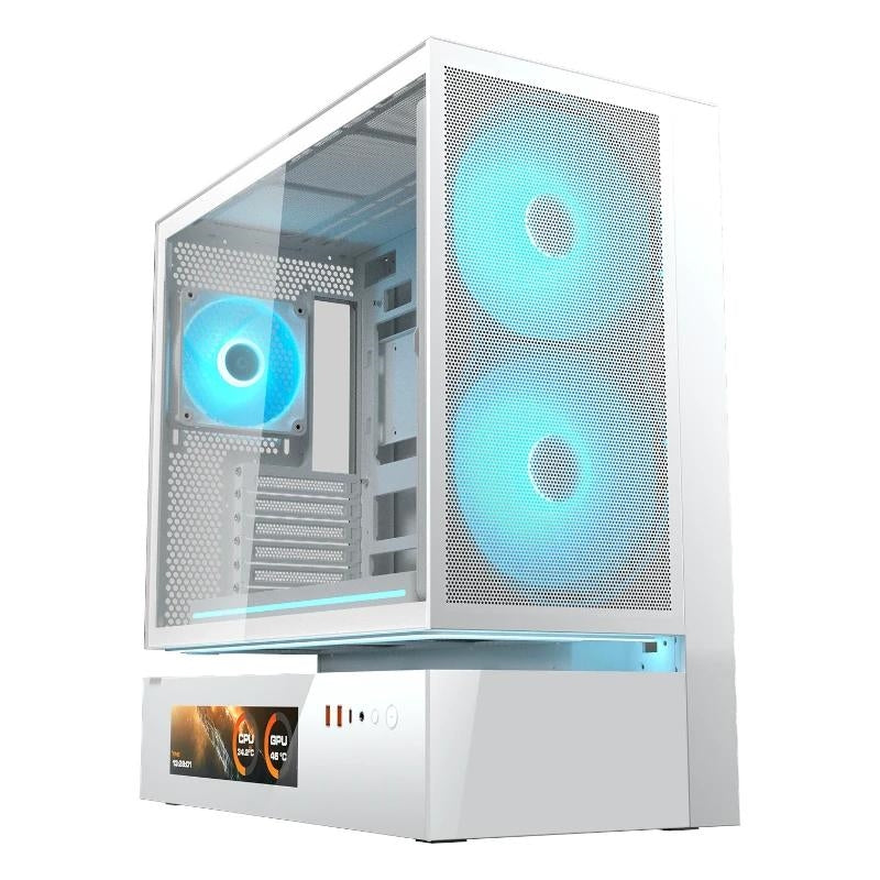 Caixa de Computador Cougar Caja Semitorre CFV235 Mesh Vision branco - imagem 2