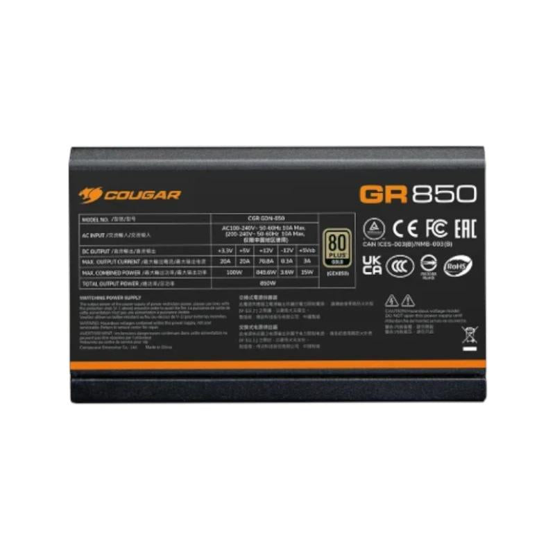 Fonte de alimentação Cougar fonte GR 850w 80+ dourado - imagem 3