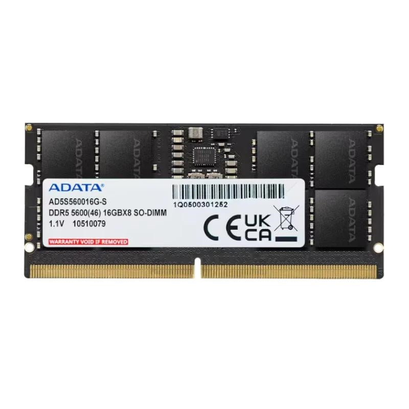 Memória RAM ADATA RAM AD5S560016G-S 16GB 5600Mhz DDR5 SODIMM - imagem 2