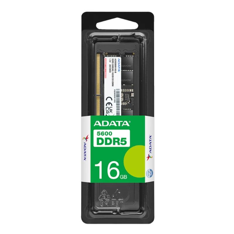 Memória RAM ADATA RAM AD5S560016G-S 16GB 5600Mhz DDR5 SODIMM - imagem 3