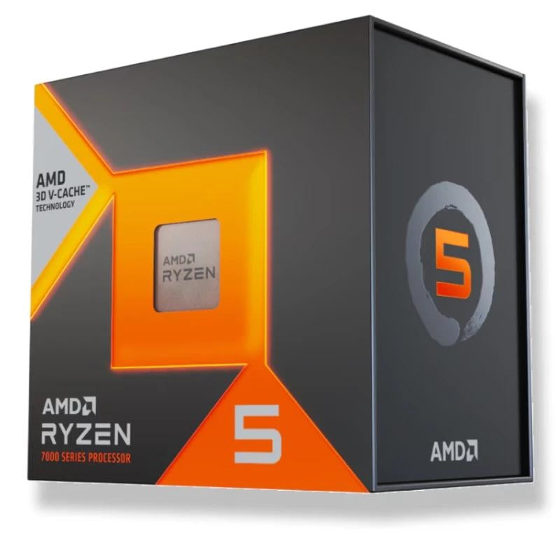 Processador AMD RYZEN 5 7500X3D 4.5G 102M 6C AM5 BOX sem Venti