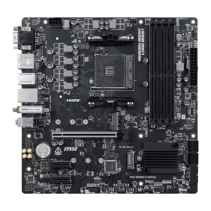 MSI Placa Base PRO B550M-P WIFI6E mATX AM4 - imagem 2