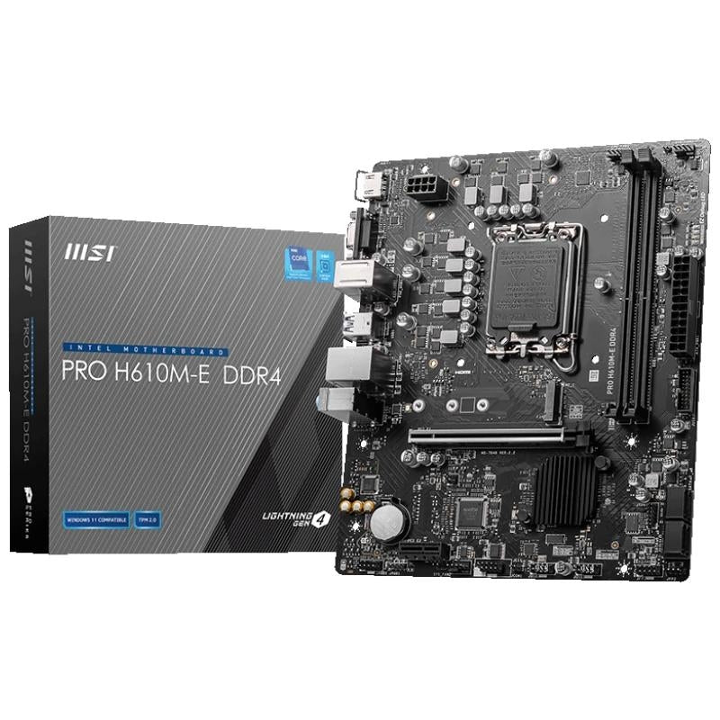 MSI Placa Base PRO H610M-E DDR4 mATX 1700 - imagem 2