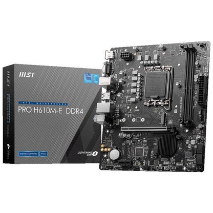 MSI Placa Base PRO H610M-E DDR4 mATX 1700 - imagem 2