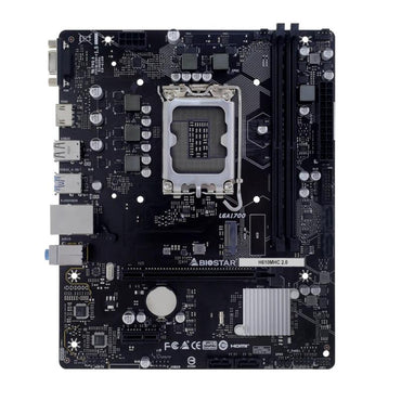 Biostar Placa Base H610MHC 2.0 DDR4 mATX LGA1700 - imagem 2