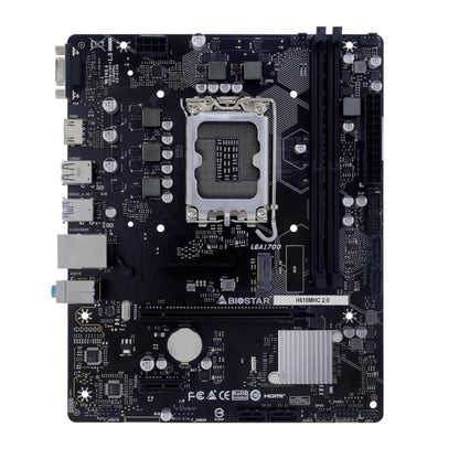 Biostar Placa Base H610MHC 2.0 DDR4 mATX LGA1700 - imagem 2