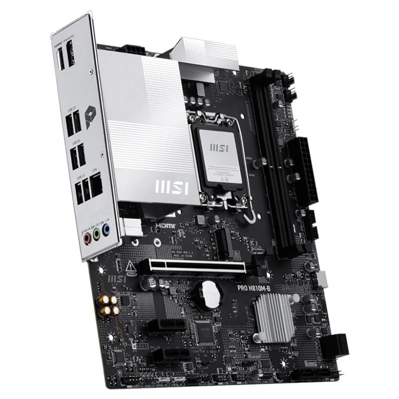 MSI Placa Base PRO H810M-B DDR5 mATX LGA1851 - imagem 4