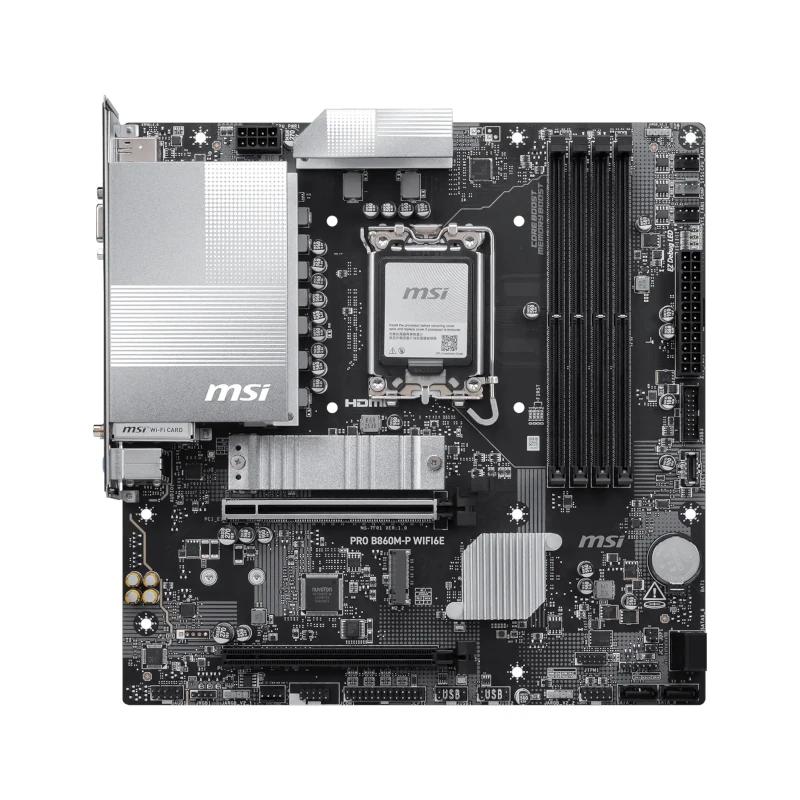 MSI Placa Base PRO B860M-P WIFI6E mATX D5 1851 - imagem 2