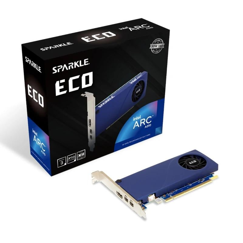 Placa Gráfica Sparkle INTEL ARC A310 ECO 4GB DDR6 LP Bracket