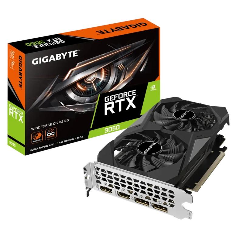 Placa gráfica Gigabyte VGA NVIDIA RTX 3050 WF OC V2 6G DDR6 - imagem 7