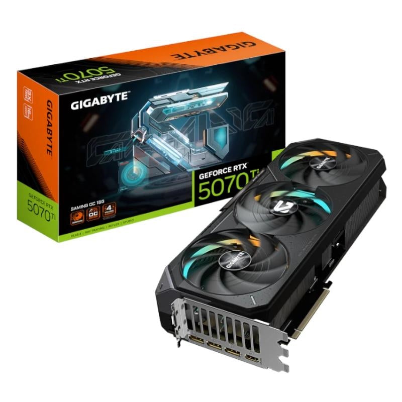 Placa gráfica Gigabyte VGA NVIDIA RTX 5070 Ti de jogos OC 16 DDR7 - imagem 5