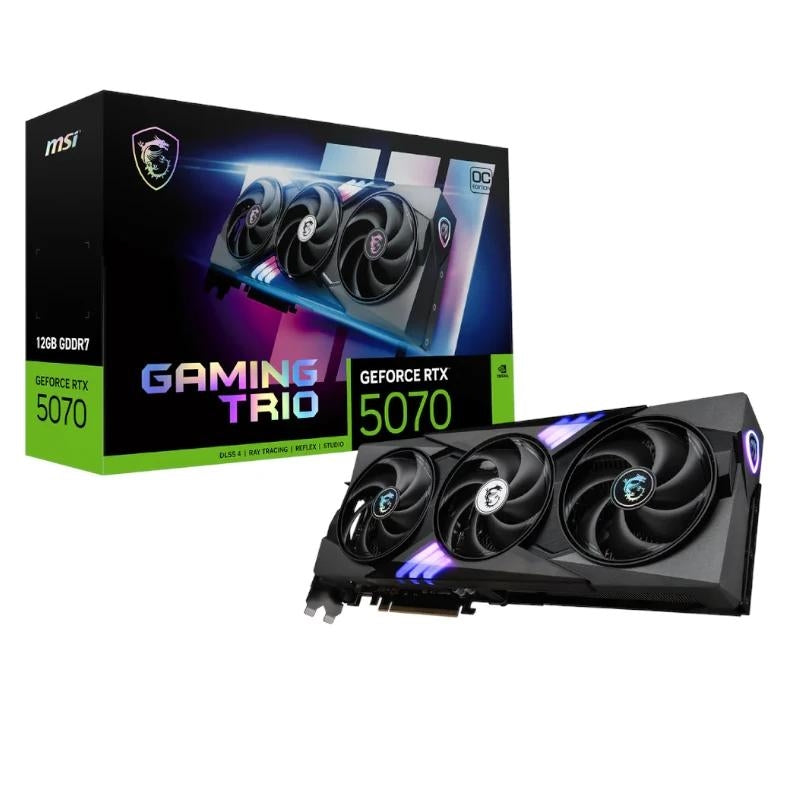Placa gráfica MSI VGA NVIDIA RTX 5070 12G de jogos TRIO OC DDR7 - imagem 5