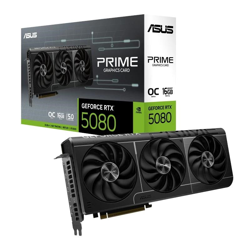 Placa gráfica ASUS VGA NVIDIA PRIME RTX 5080 OC 16GB DDR7 - imagem 5