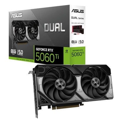 Placa gráfica ASUS VGA NVIDIA DUAL RTX 5060 TI O8G DDR7 - imagem 5