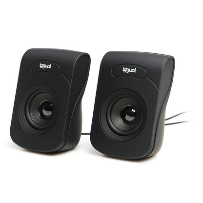 Coluna iggual Altavoces 2.0 6W mini-jack + USB