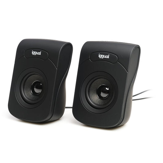Coluna iggual Altavoces 2.0 6W mini-jack + USB