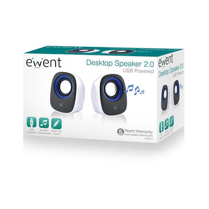 Coluna Ewent Altavoces escritorio 2.0 usb - imagem 3