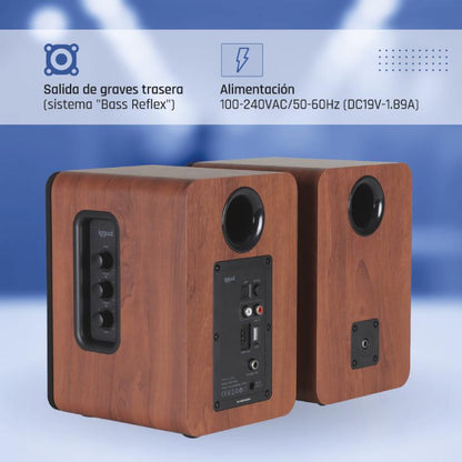 Coluna iggual Altavoces 2.0 50W Bluetooth 5.3 Home Studio - imagem 4