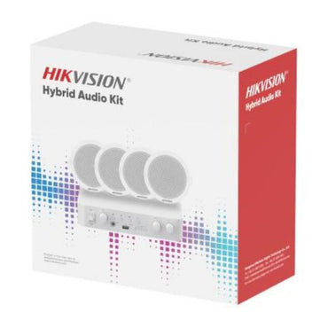 Coluna Hikvision DS-QAE1KA80206-4 Kit 1xAmpl 4xAlta Techo - imagem 2