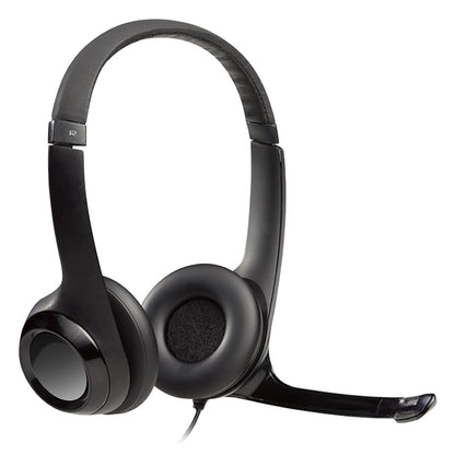 Auscultadores Logitech Auricular+Mic H390 USB Preto - imagem 2