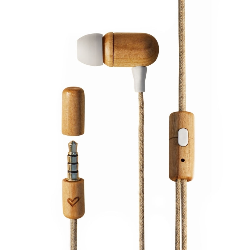Auscultadores Energy Sistem Energy Auricular Eco Cherry Wood