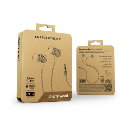 Auscultadores Energy Sistem Energy Auricular Eco Cherry Wood - imagem 4