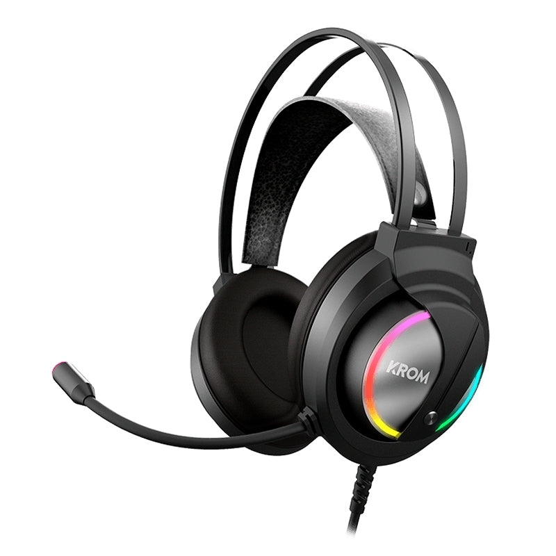 Krom Auricular de jogos KAPPA estéreo RGB