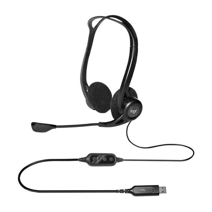 Logitech PC960M Auricular USB Suspension Ruido - imagem 4