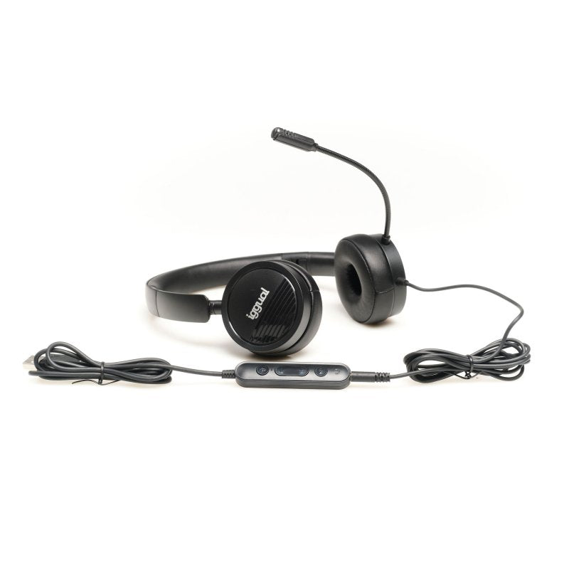 iggual auscultadores com micro Dual Tech USB/3,5 mm - imagem 4