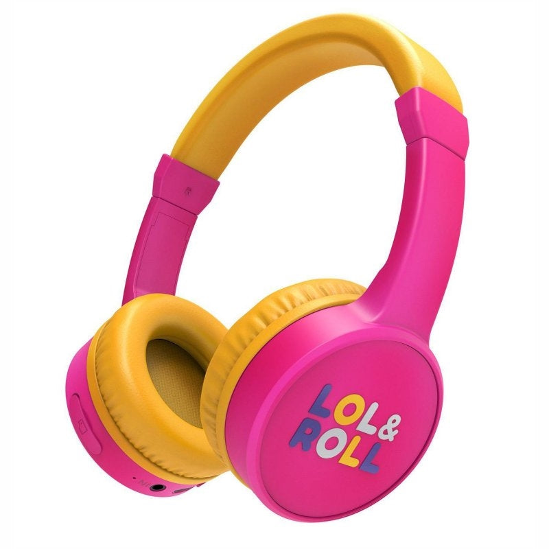 Energy Lol&Roll auscultadores Pop Kids Bt rosa
