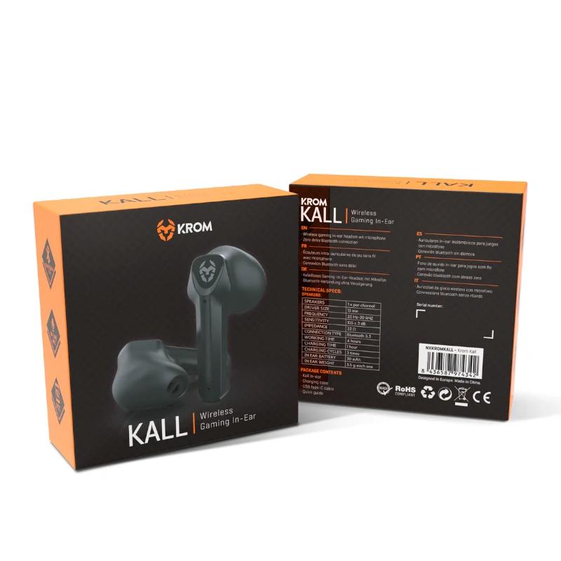 KROM KALL Auricular IN-EAR de jogos Sem fios - imagem 4