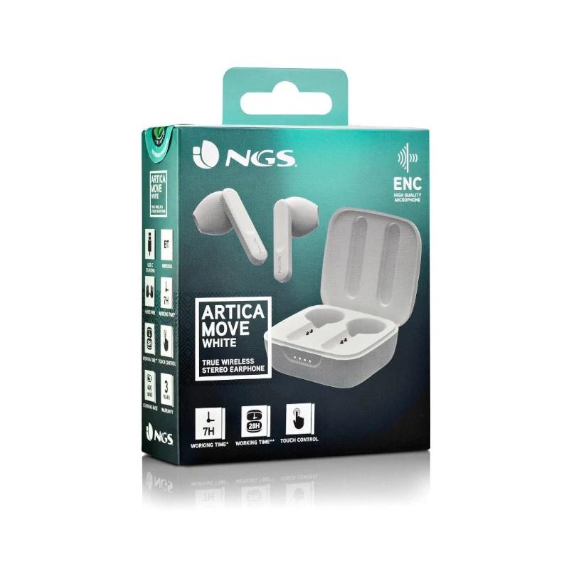 NGS auscultadores Artica Move BT e TW Stereo branco - imagem 5