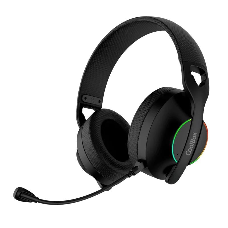 Coolbox de jogos auscultadores Diadema Mic WB01 RF+BT - imagem 2