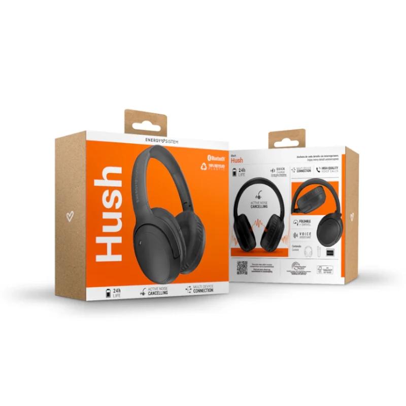 Energy Sistem auscultadores Hush preto BT ANC - imagem 4