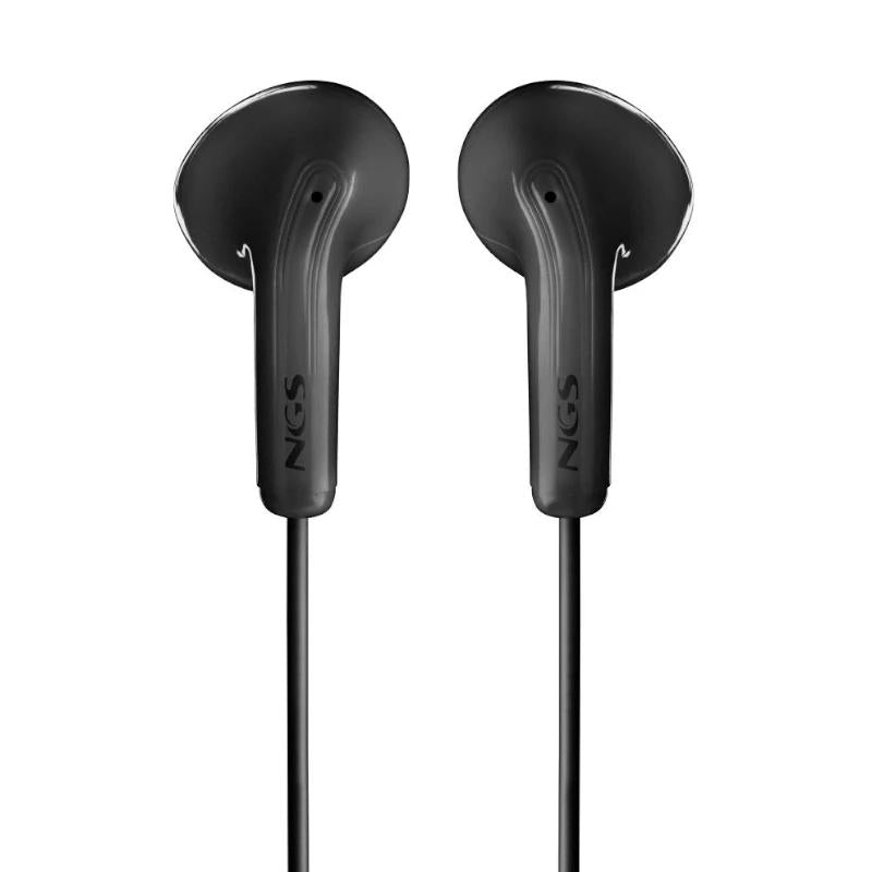 NGS Auricular Preto Estéreo Cabo JACK 3.5 Mm - imagem 4
