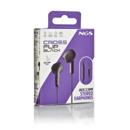 NGS Auricular Preto Estéreo Cabo JACK 3.5 Mm - imagem 5