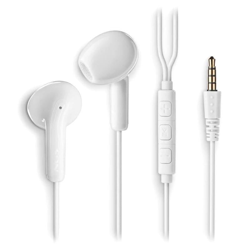 NGS Auricular Branco Estéreo com Cabo JACK 3.5 mm - imagem 3