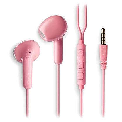 NGS Auricular Rosa Estéreo Cabo JACK 3.5 Mm - imagem 3