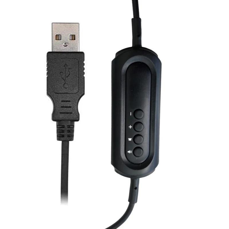 Auscultadores Ewent EW3568 Auricular USB+micrófono cable 2,1m - imagem 3